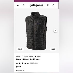 Patagonia Nano puff vest L